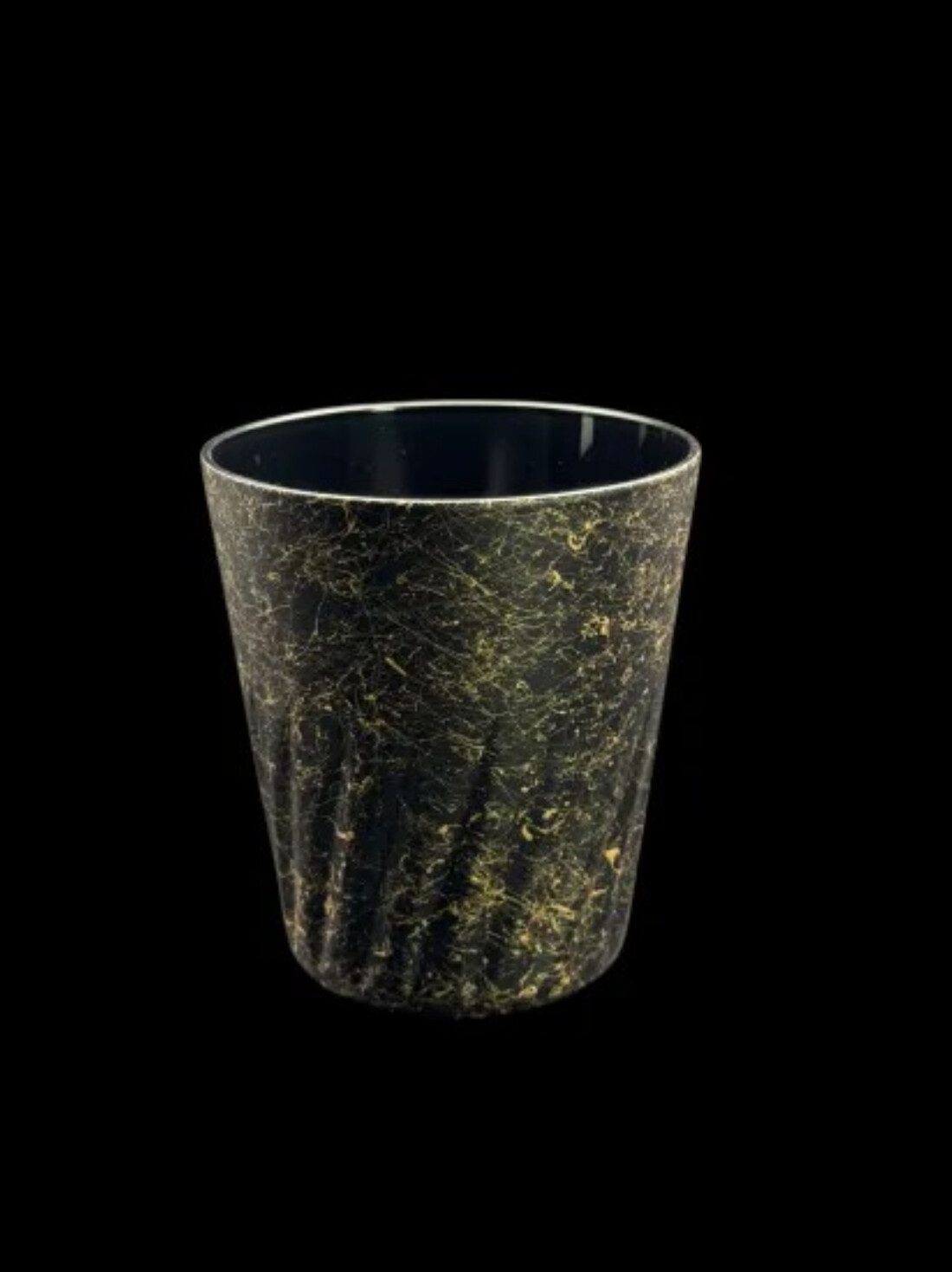 ロックグラス315 乱糸(マット仕上げ)漆黒