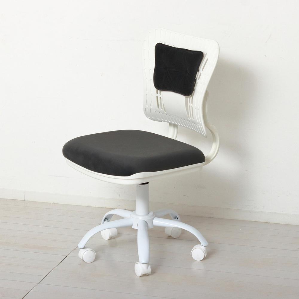 オフィスチェア デザインチェア 約幅50×奥行53×高さ85.5から95cm グレーホワイト スタイリッシュ おしゃれ デスクチェア コンフィ AKU104410902