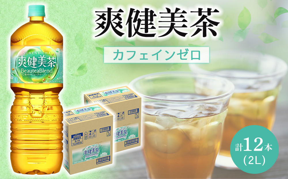 コカ・コーラ 爽健美茶 2L 6本×2ケース 計12本