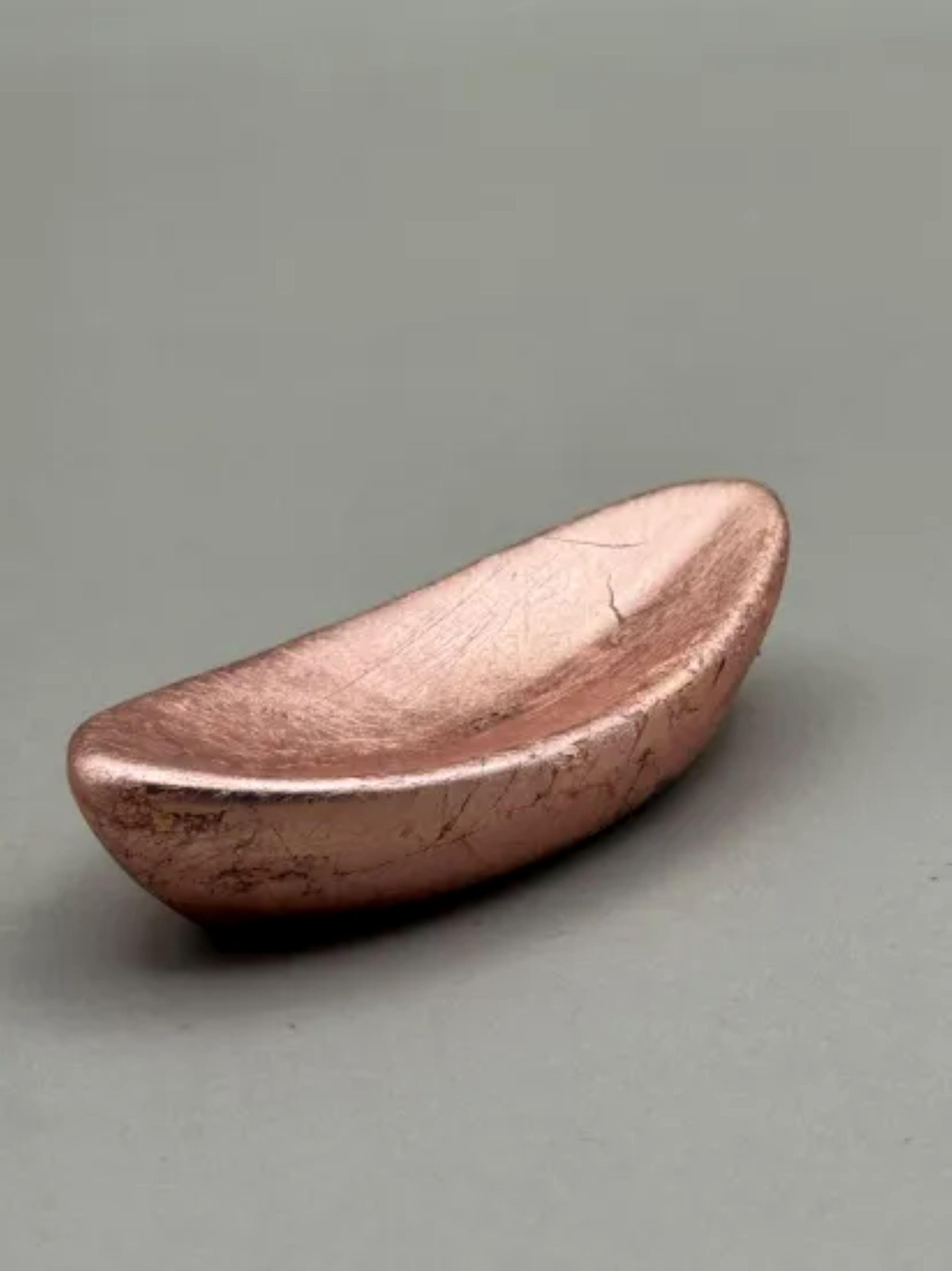 箸置き 舟型 箔貼り銅［NF226］