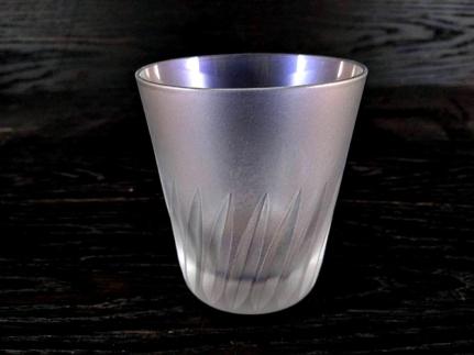 ロックグラス315　マジョブルー(すり仕上げ)