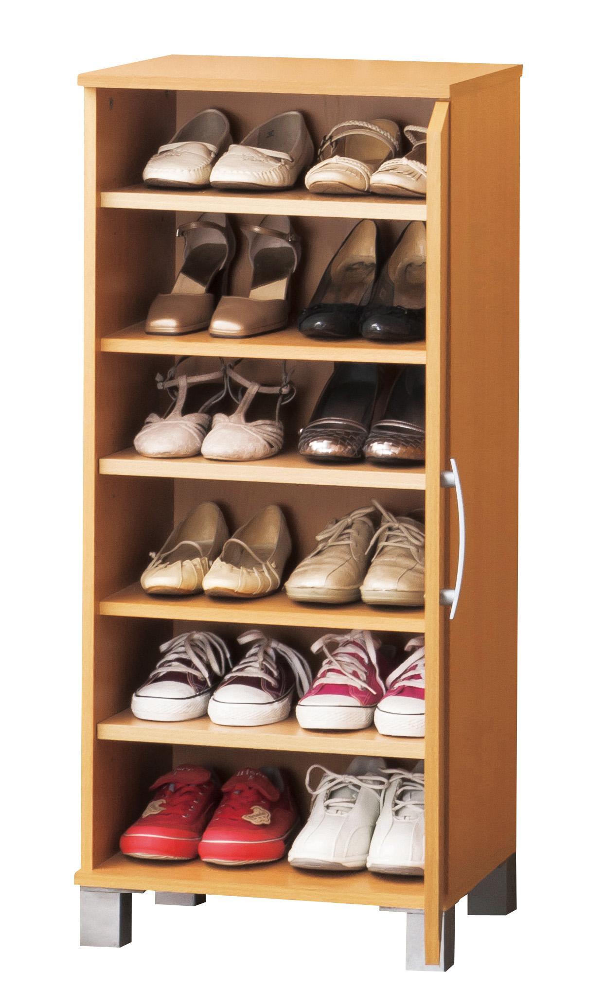 ワンドアシューズボックス ナチュラル W45