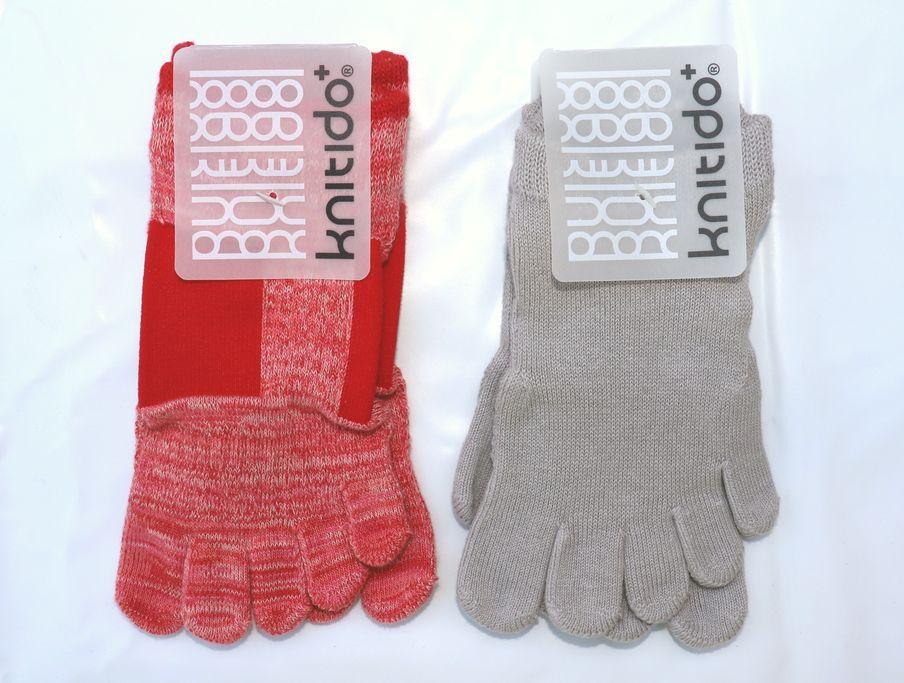 knitido+ブランド 5本指ソックス2足セットA(23~25cm)