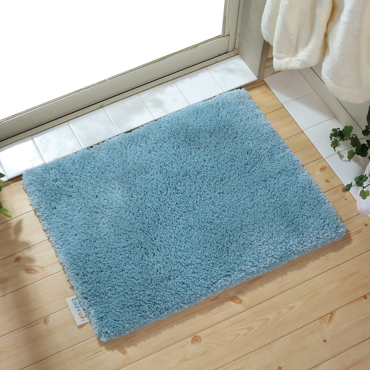 Cozy up! NEO バスマット 60×90cm ブルー