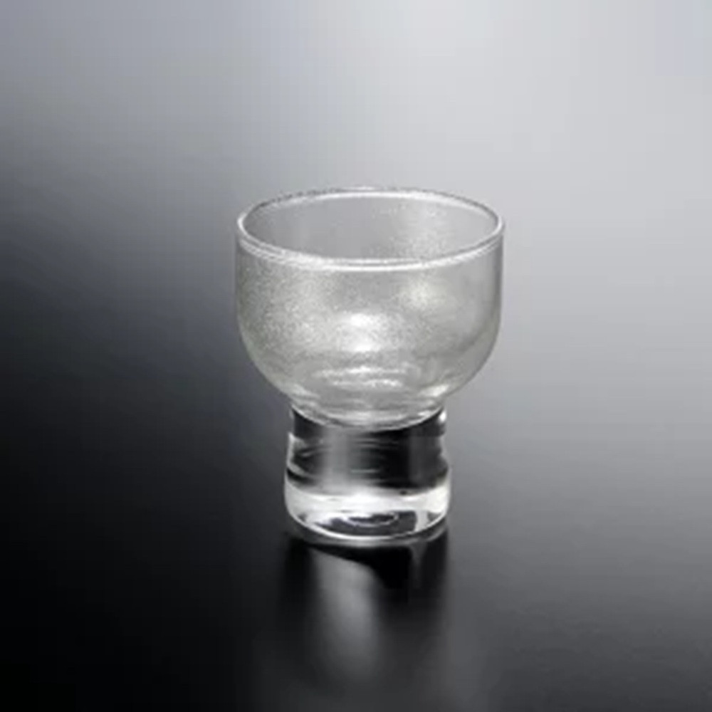 みよし漆器本舗 紀州塗り ぬりもん de Verre 盃 涼銀 70ml