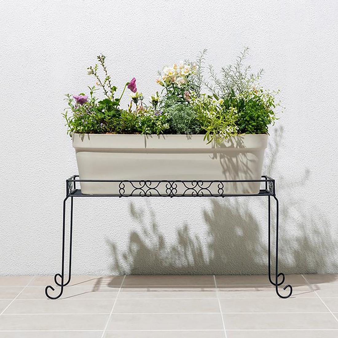 98920100 デザインフラワースタンド スクエア M 約幅71.5cm×奥行31.5cm×高さ35cm