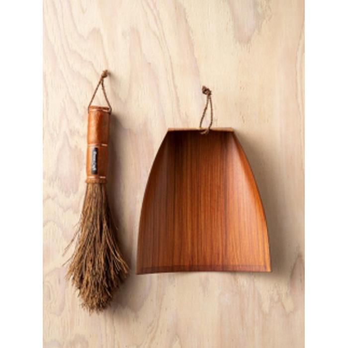 国産シダ手箒 柿渋はりみチリトリセット［FM6］