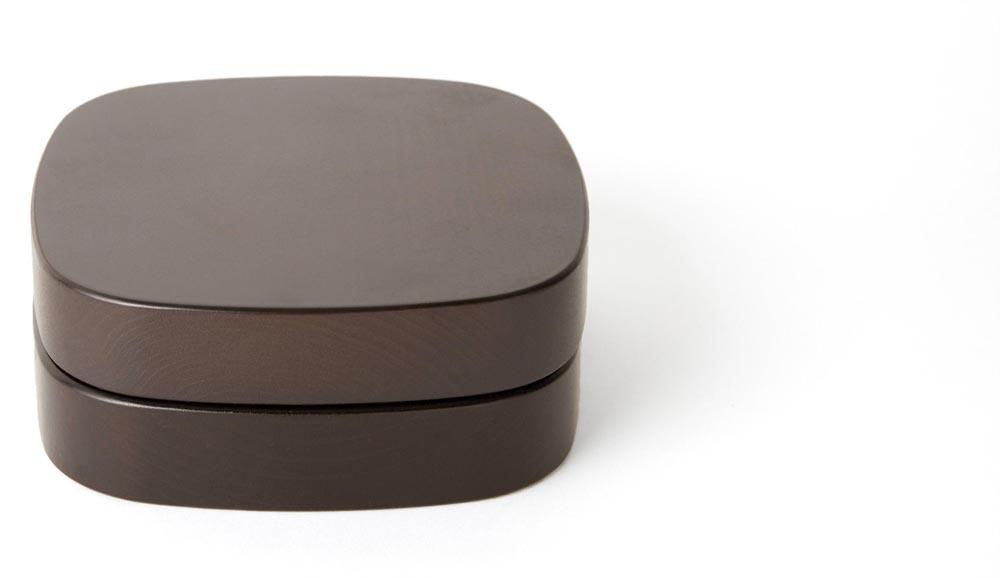 ◇紀州桧弁当箱 タイプVM DBR ナノコート 弁当包みセット【オハナ】【TN145】