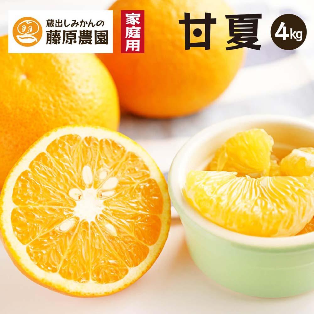 甘夏｜和歌山県海南市から産地直送でお届け｜4kg｜ご家庭用【2026年4月より発送開始】