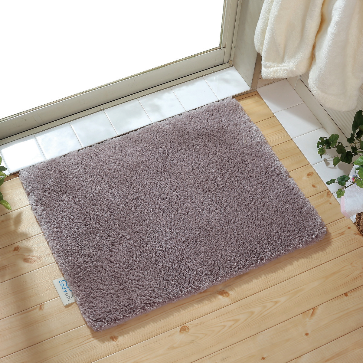 Cozy up! NEO バスマット 60×90cm チョコレート