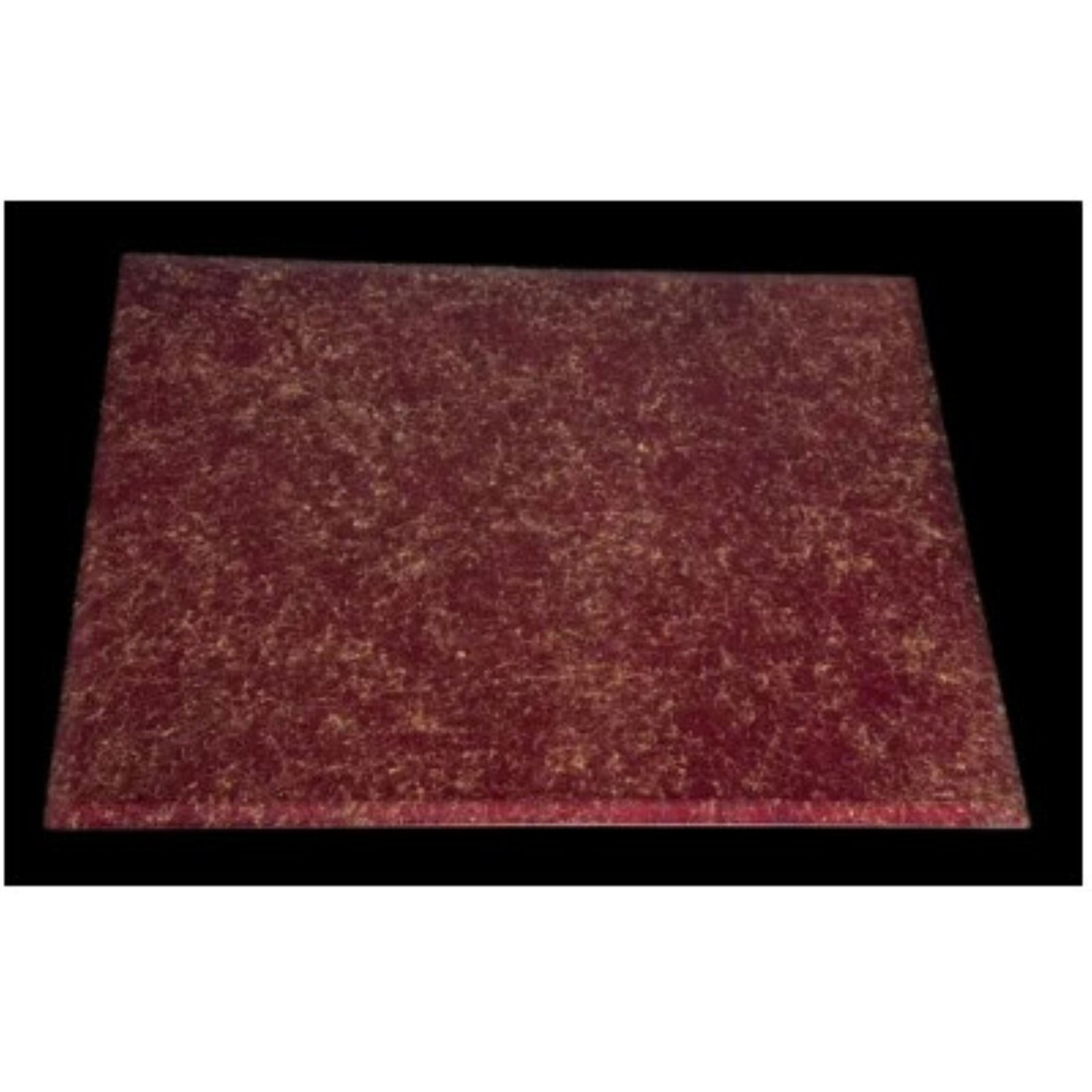 木製 ランチョンマット 乱糸(マット仕上げ) 赤溜［NF62］