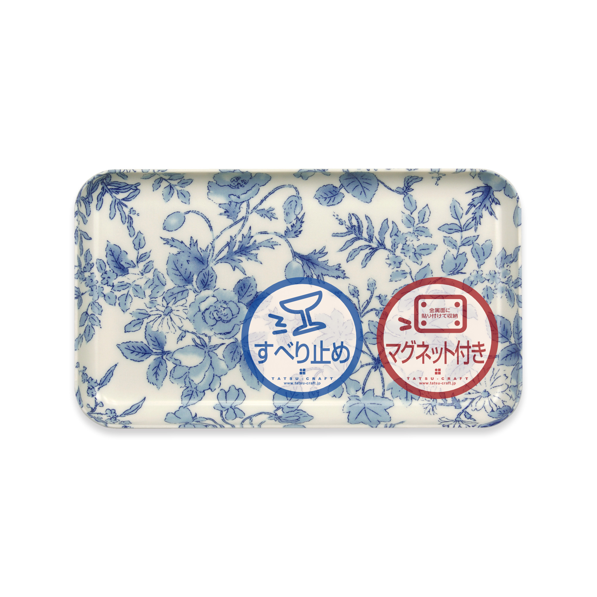 TATSU-CRAFT マグネットトレー SS 21.5cm レスト すべり止め付き ［Tk1070］