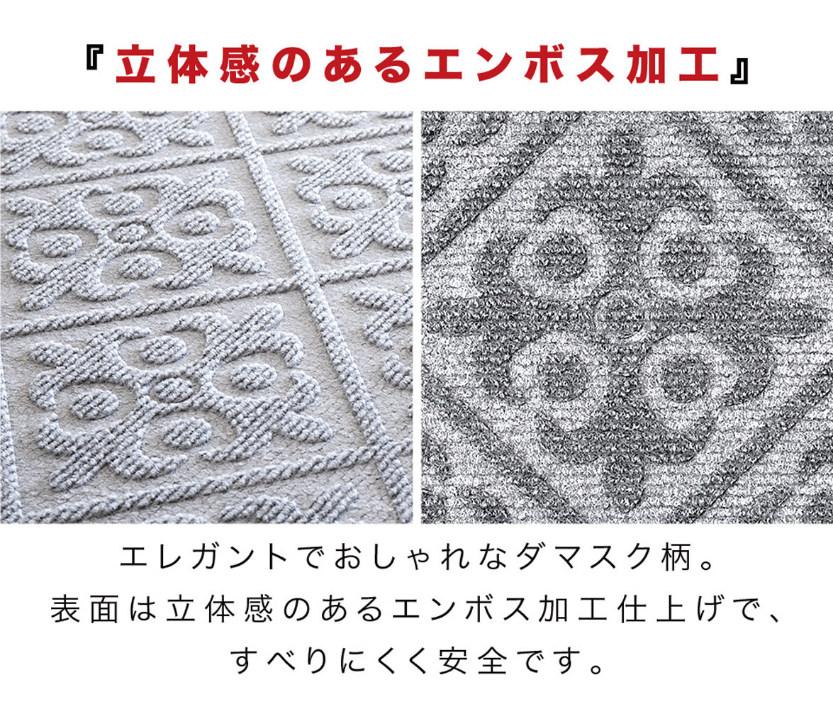 吸着ロールカーペット3M エンボス柄 幅60cm BYT105656301