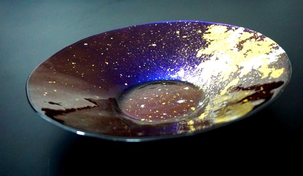 サラダボウル300（MAJO金箔・ブルー） ［NF198］