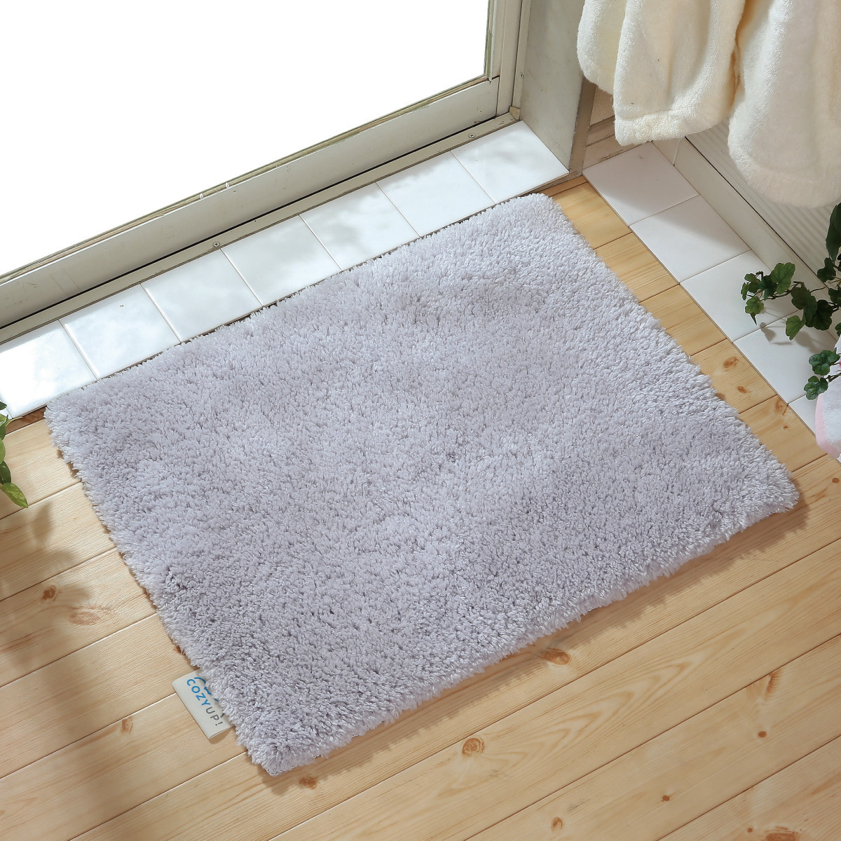 Cozy up! NEO バスマット 45×60cm ライトグレー