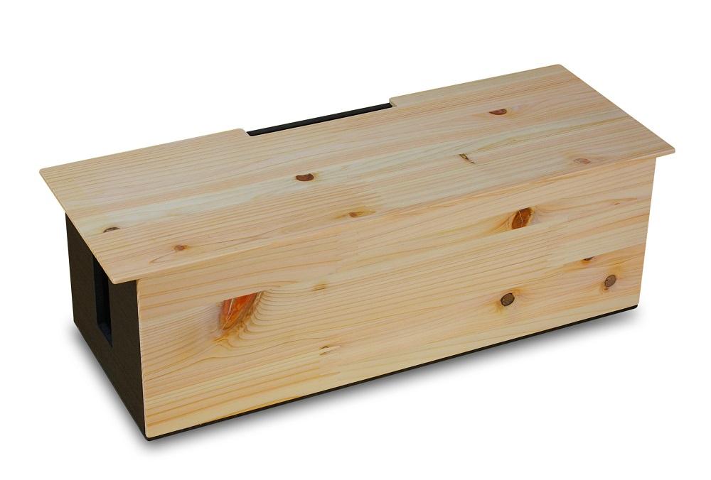 タツクラフト ひのき張り ケーブルBOX L 【Tk278】