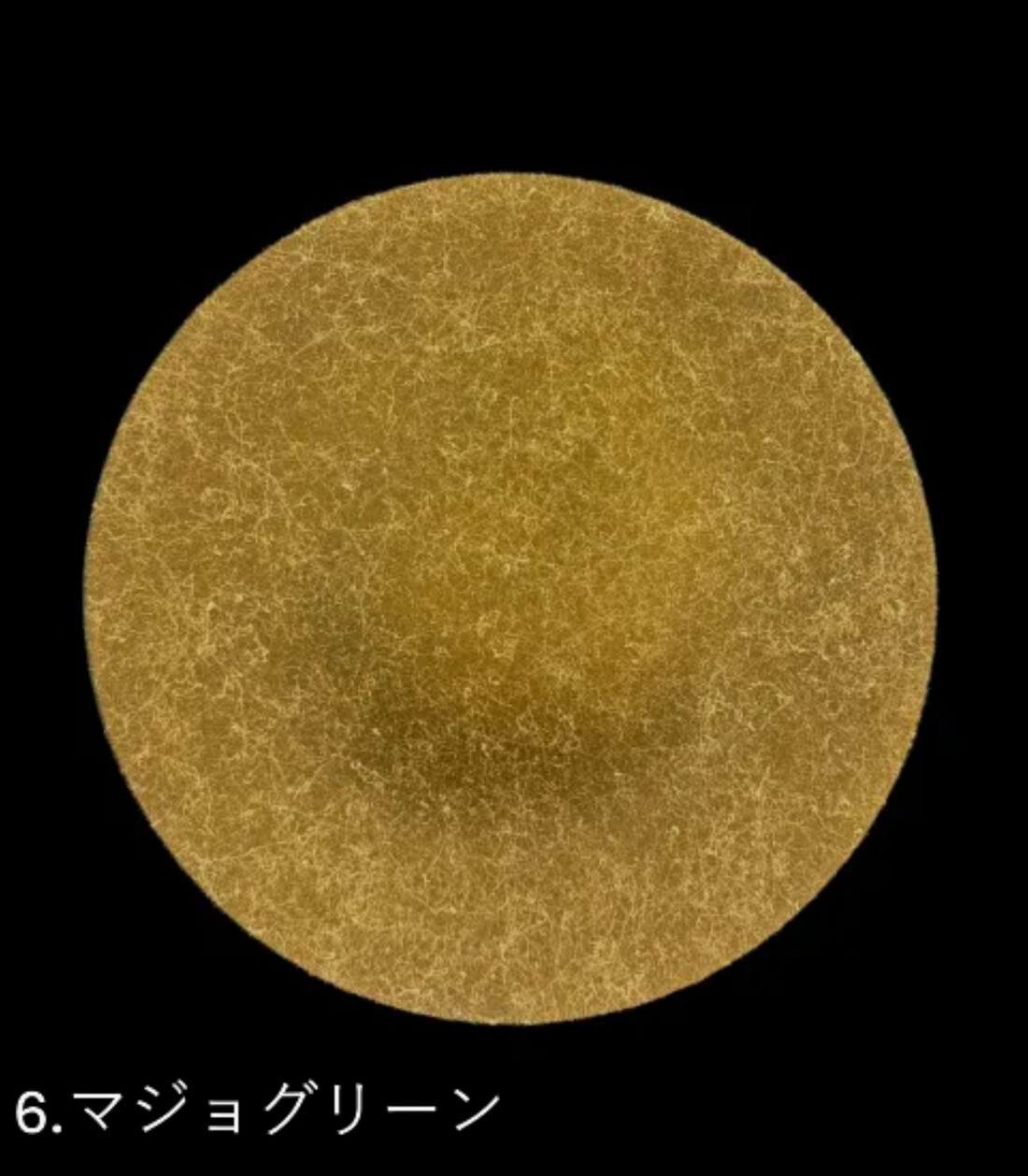 フラットプレート(D) 乱糸(マット仕上げ)マジョグリーン