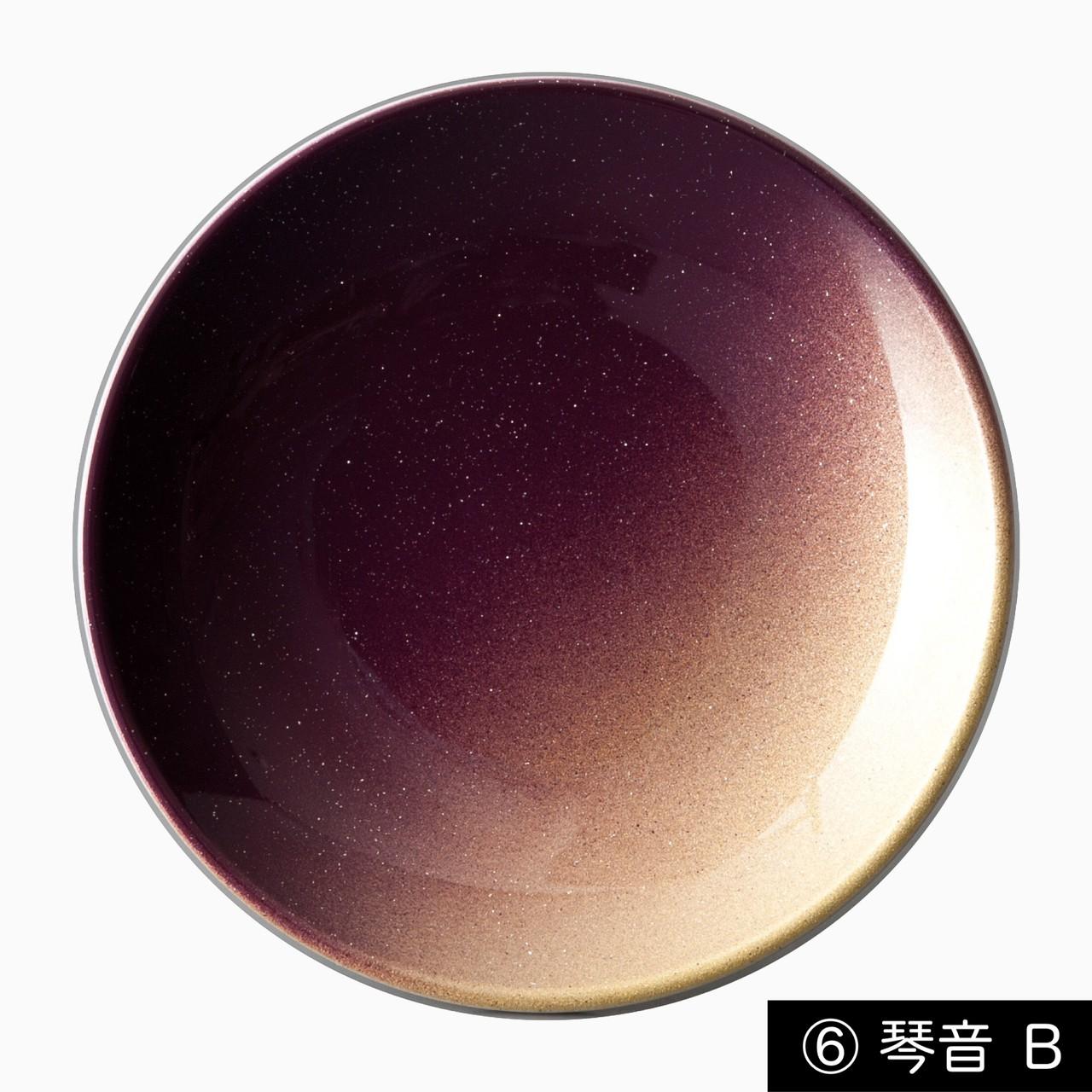 ［琴音 B］紀州漆器 塗りの豆皿 ぬりもん de Poterie 1個 食器 お皿 プレート