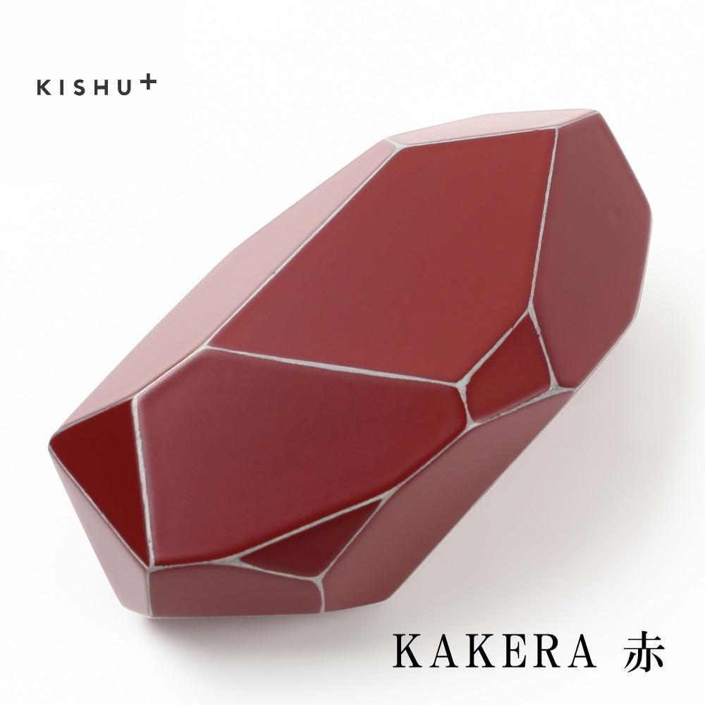 KISHU+ KAKERA 赤 文鎮 ペーパーウェイト 紀州漆器
