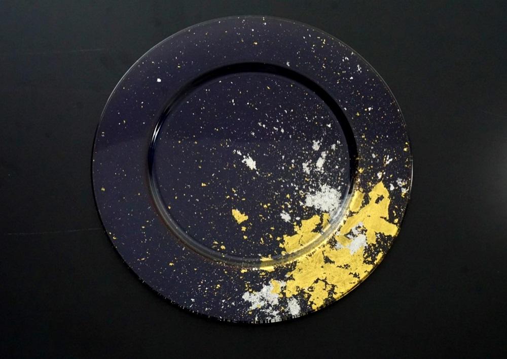 アンダープレート Ｓ（MAJO金箔・ブルー）