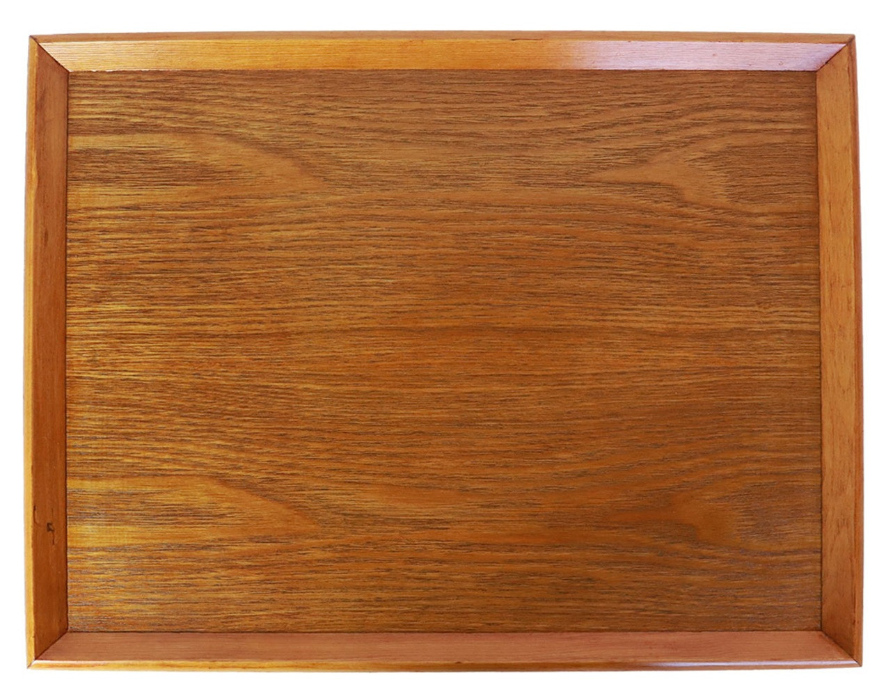 みよし漆器本舗 トレー 木製 42cm ノンスリップ お盆 羽反ワイドトレー 漆塗り