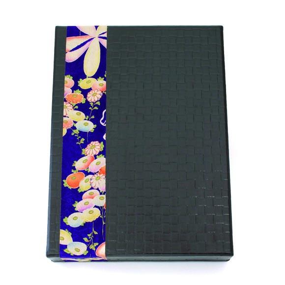 柿渋塗 四つ目箱 A4サイズ 黒布付【TN102】