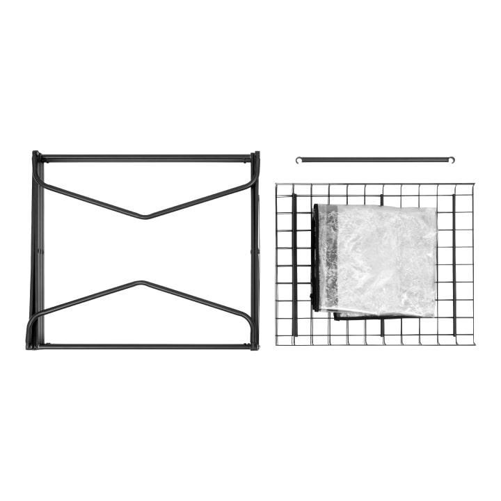 55894000 折りたたみ ダブルジップ温室 3段