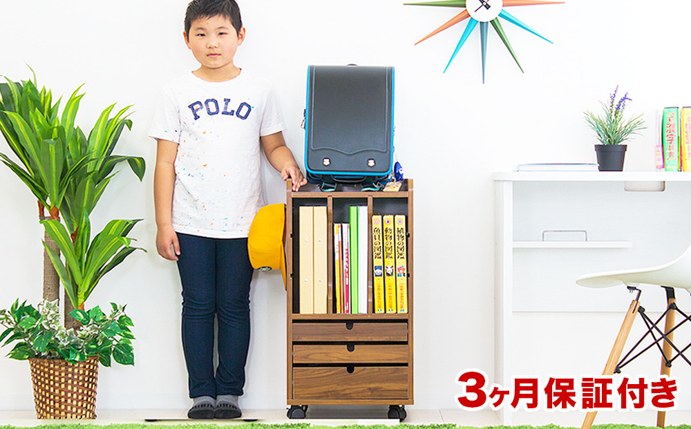 リビングワゴン ブラウン AKU100937202