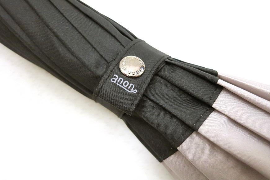 【ふるさと納税】傘　紀州漆器アンブレラ【グラデーションブラック】16本骨和傘　メンズ ｜ 男性　紳士　風に強い丈夫なグラスファイバー骨　カバー付き　父の日・敬老の日・誕生日・記念品など贈り物にも適したギフト箱入り ※着日指定不可