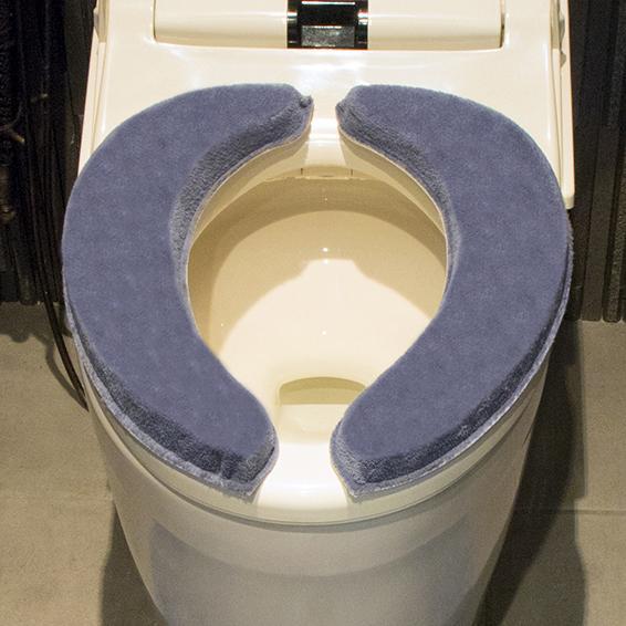 吸着便座シート 極ふわ 【モダニスト】ブルー