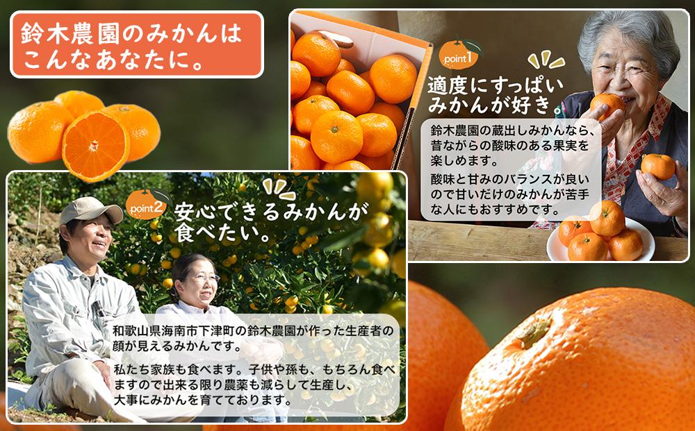 蔵出しみかん5kg大小混合サイズ 訳あり【下津の蔵出しみかん】1月から2月発送で昔ながらのみかん鈴木農園より産地直送｜家庭用 訳ありみかん ｜1月以降が旬の酸味もおいしい蔵出しみかん ※北海道・沖縄・離島への配送不可