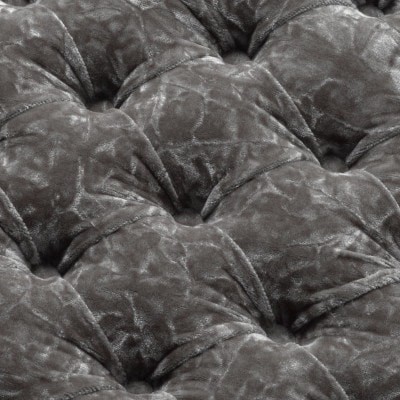 KIITH(キース)ボタン絞り　ソファー　グレー【配送不可地域：離島・沖縄県】【1409676】