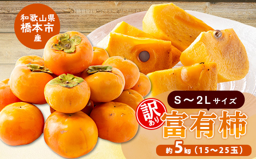 【先行予約】訳あり富有柿 約5kg　柳フルーツ園　2026年10月以降配送【1456567】