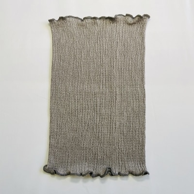 和歌山県産プレミアムシルク腹巻き　シルバーグレー【1117237】