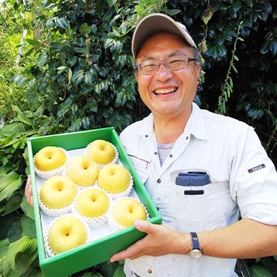 国城観光農園の梨(幸水)8個入り【配送不可地域：離島】【1077103】