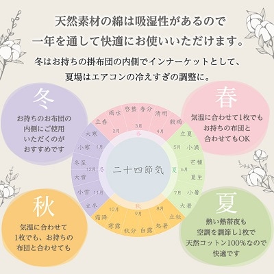 ふわっと軽いシール織綿毛布(無地)ベージュ【1115264】