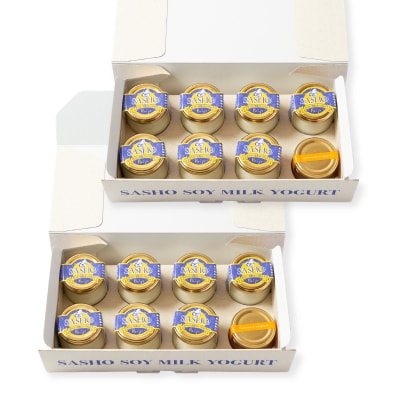 サショ・豆乳ヨーグルト 2セット(7個入り×2/いちじくソース2個付き)【配送不可地域：離島】【1495826】