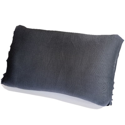 シルク100% のびのび枕カバー チャコール1枚【1623209】