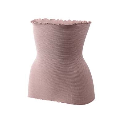 和歌山県産シルク腹巻き2枚セット　スモーキーピンク・シルバーグレー【1117229】