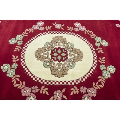 絨毯 ラグマット 3畳 長方形 250×200 洗える 厚手 プエブロ エンジ【1125211】