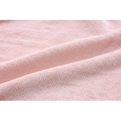 ベッドシーツ ダブル 綿100 洗える ボックスシーツ ベッド用 綿ボア ピンク【1049218】