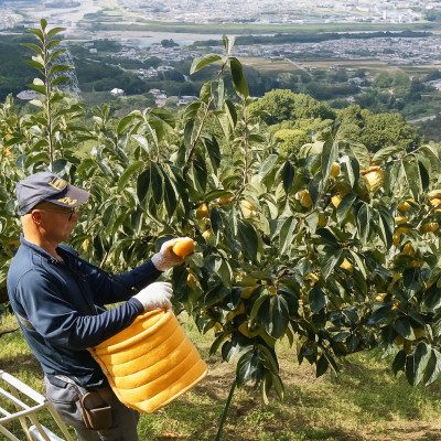 【先行受付】柳フルーツ園のたねなし柿【1021100】