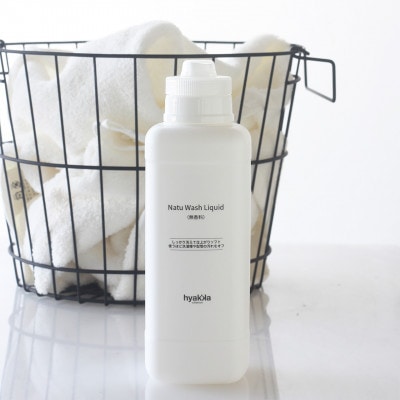 石けん百貨　洗濯用洗剤　ナチュウォッシュ・リキッド 無香料(本体×1本&詰替用×2パック)【1562562】