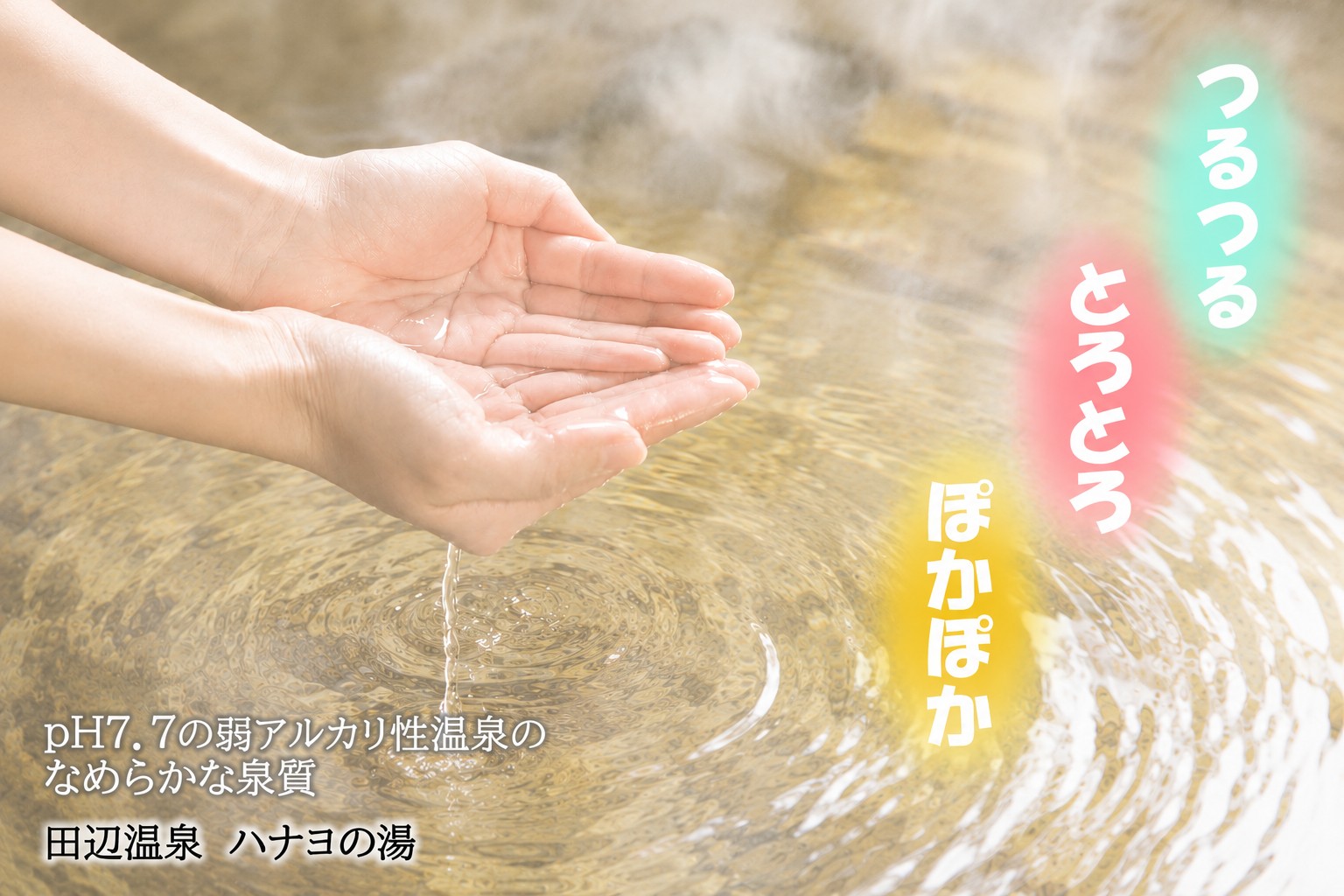 田辺温泉ハナヨの湯　温泉水 10L  ※飲用ではございません。【hny001】