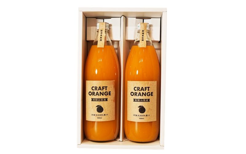 不知火ジュース CRAFT ORANGE 100％果汁 2本 / 早生みかん 早生 ミカン 柑橘 不知火 ジュース deuce じゅーす フルーツ 果物 紀州産 和歌山県【kjt012-1】