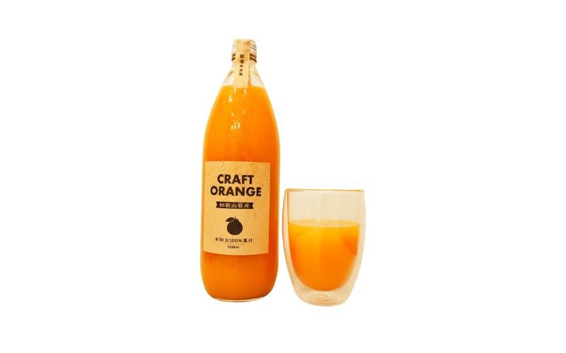  不知火ジュース CRAFT ORANGE 100％果汁 2本 / 早生みかん 早生 ミカン 柑橘 不知火 ジュース deuce じゅーす フルーツ 果物 紀州産 和歌山県【kjt012-1】