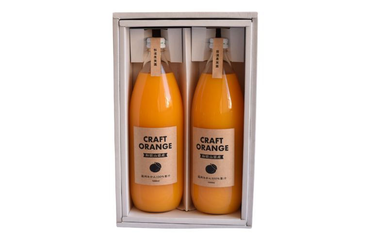 温州みかんジュース CRAFT ORANGE 100％果汁 2本 / 早生みかん 早生 ミカン 柑橘 ジュース deuce じゅーす フルーツ 果物 紀州産 和歌山県【kjt013】