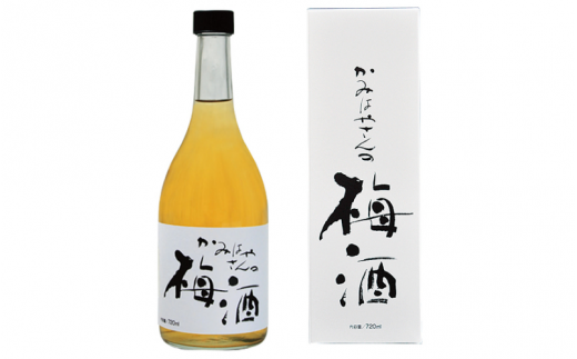 かみはやさんの梅酒 <白> 720ml アルコール度数11％ / 梅干し 梅干 梅 うめ 梅酒 酒 紀州南高梅 南高梅 和歌山 紀州産 完熟梅 本格梅酒 ギフト プレゼント お土産 手土産【okh019】