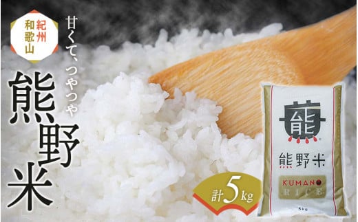紀州のお米 熊野米5kg /  田辺市 熊野 熊野米 ブランド米 米 ひかり新世紀 お米 コシヒカリ型品種 和歌山 紀州 おこめ ご飯【tgm003-2】