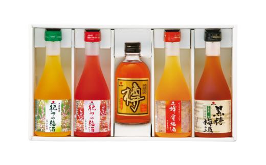 【田辺市20周年記念】 梅酒５種飲みくらべセット ー完熟した南高梅使用、人気梅酒５種の詰合せー / 紀州南高梅 南高梅 梅酒 梅酒飲み比べ 梅  田辺市 和歌山県 【nkt026】